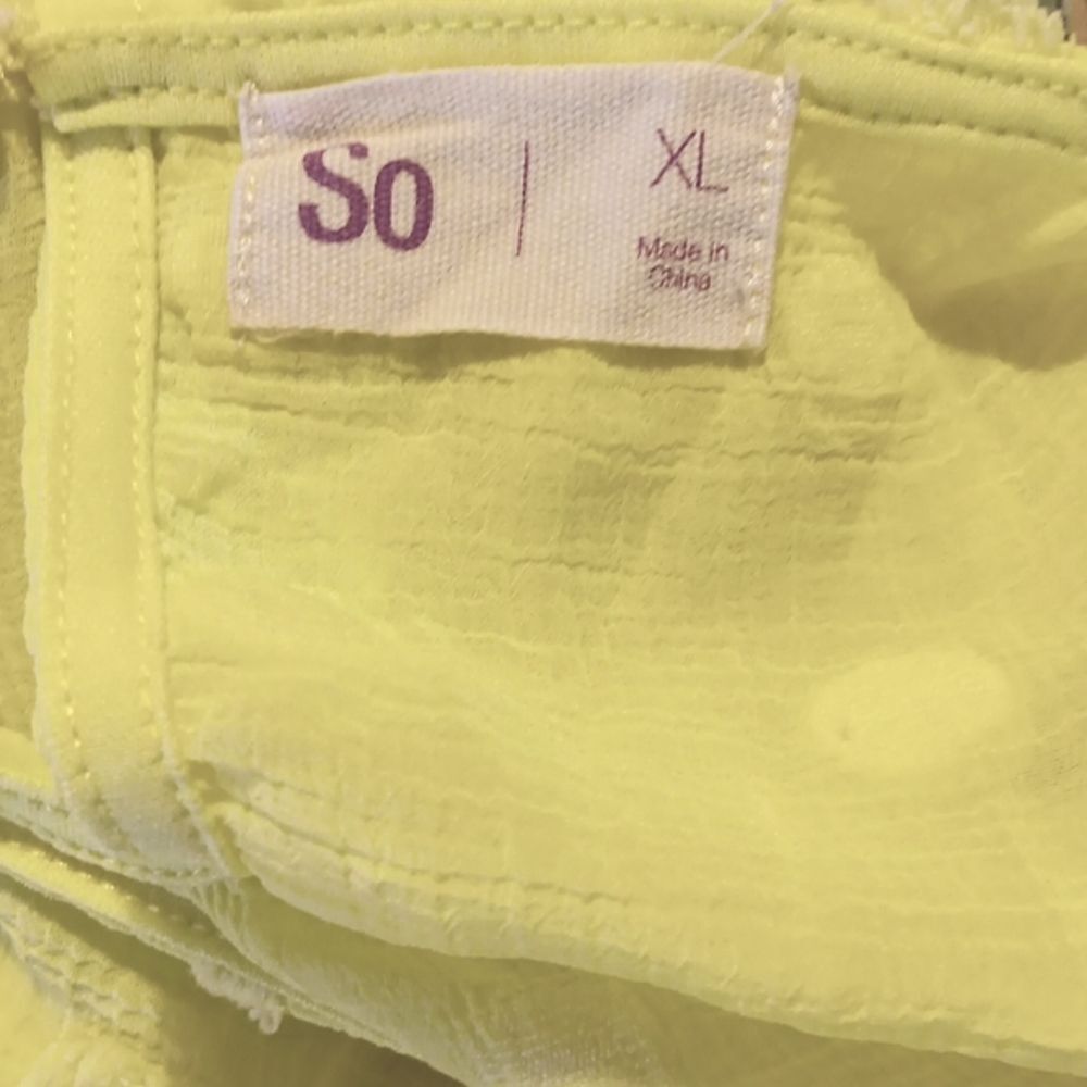 SO Highliter Yellow PUFF Ball Sheer Dress. Soft Girl, Cottagecore,  Whimsy - Picture 9 of 13
